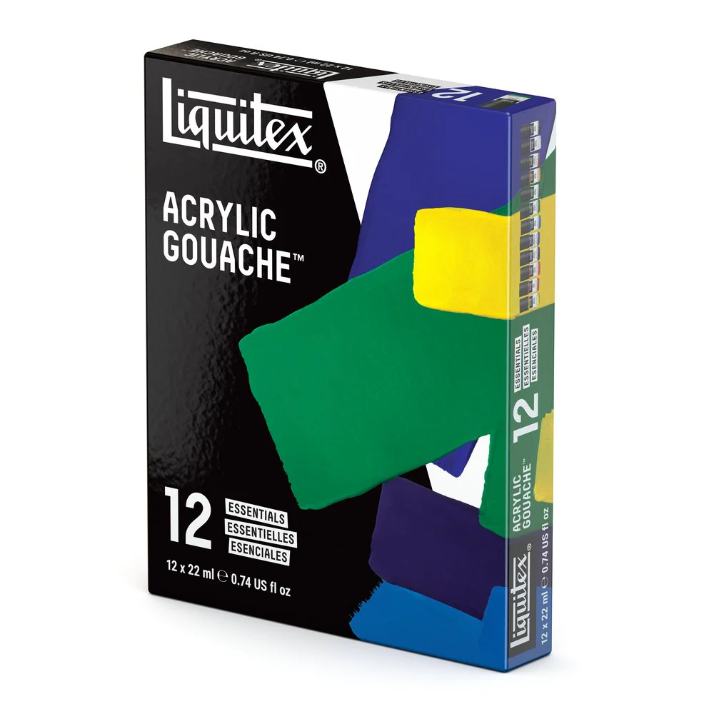 Acrylic Gouache Set - 12x22ml - Essentials - Image 8