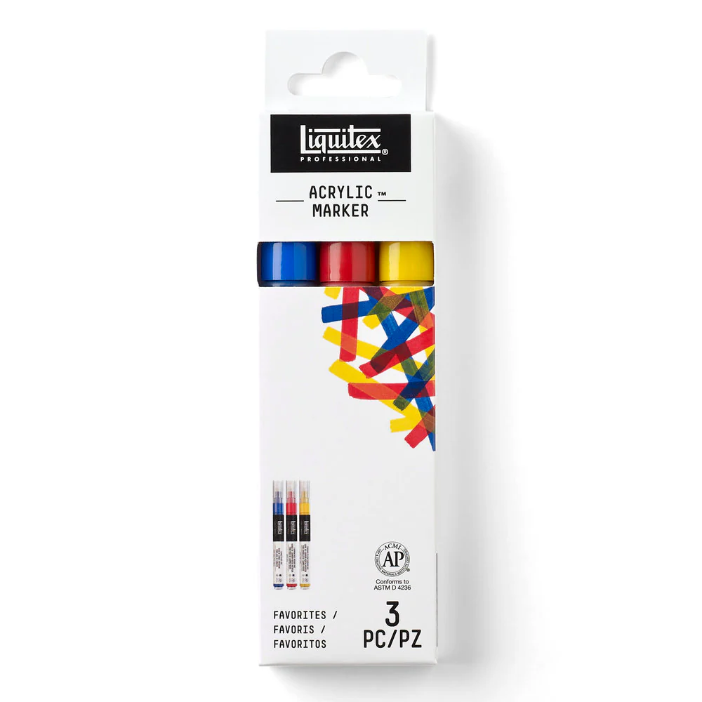 Acrylic Marker Set - 3x2mm - Favorites - Image 4