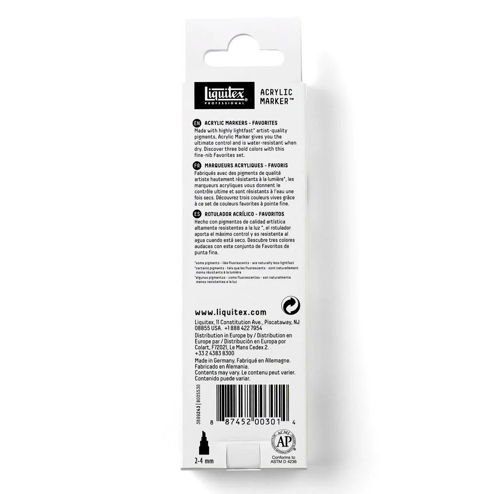 Acrylic Marker Set - 3x2mm - Favorites - Image 6