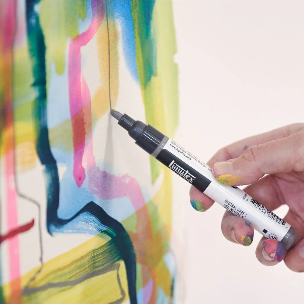 Acrylic Marker Set - 3x2mm - Monochromes - Image 5