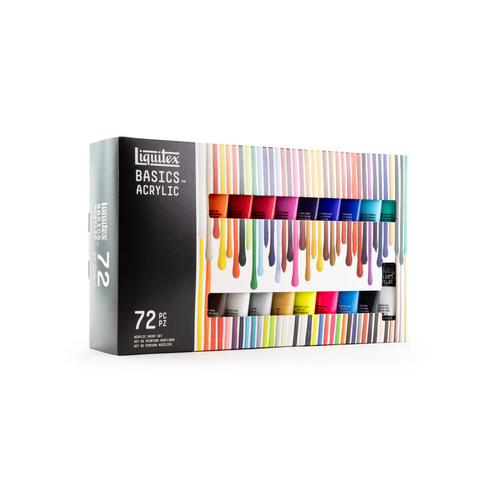 Basics Acrylic Set - 72x22ml - The Complete Range - Image 3