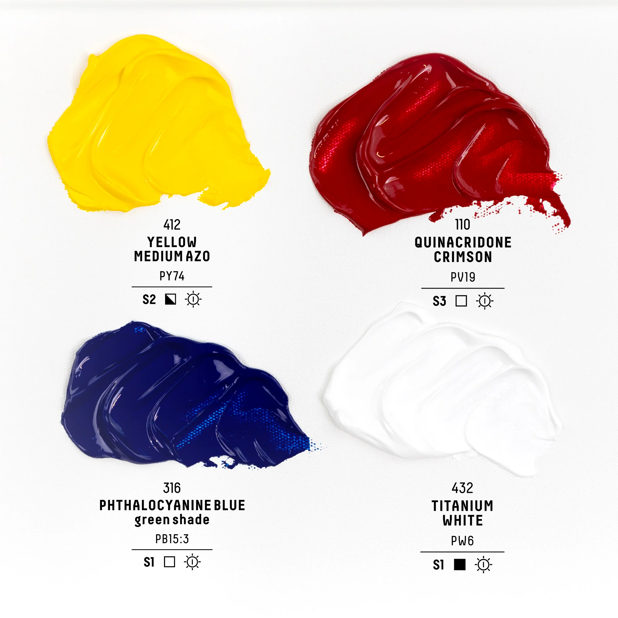 Bio-Based Heavy Acrylic 4x75ml Set - Mixing - Image 3