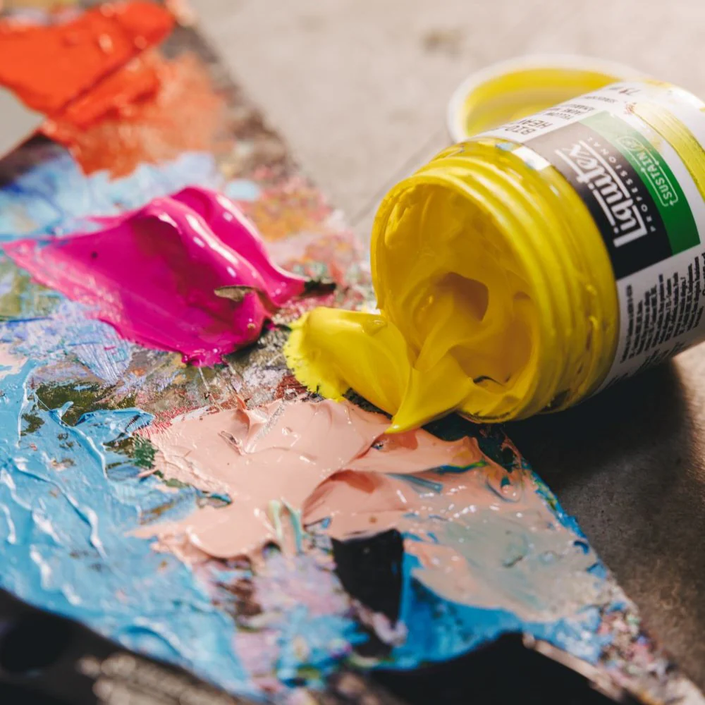 Bio-Based Heavy Acrylic 4x75ml Set - Mixing - Image 5