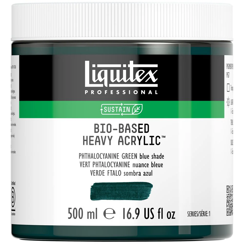 Bio-based Heavy Acrylic - Phthalocyanine Green Blue Shade - Universal - Image 3