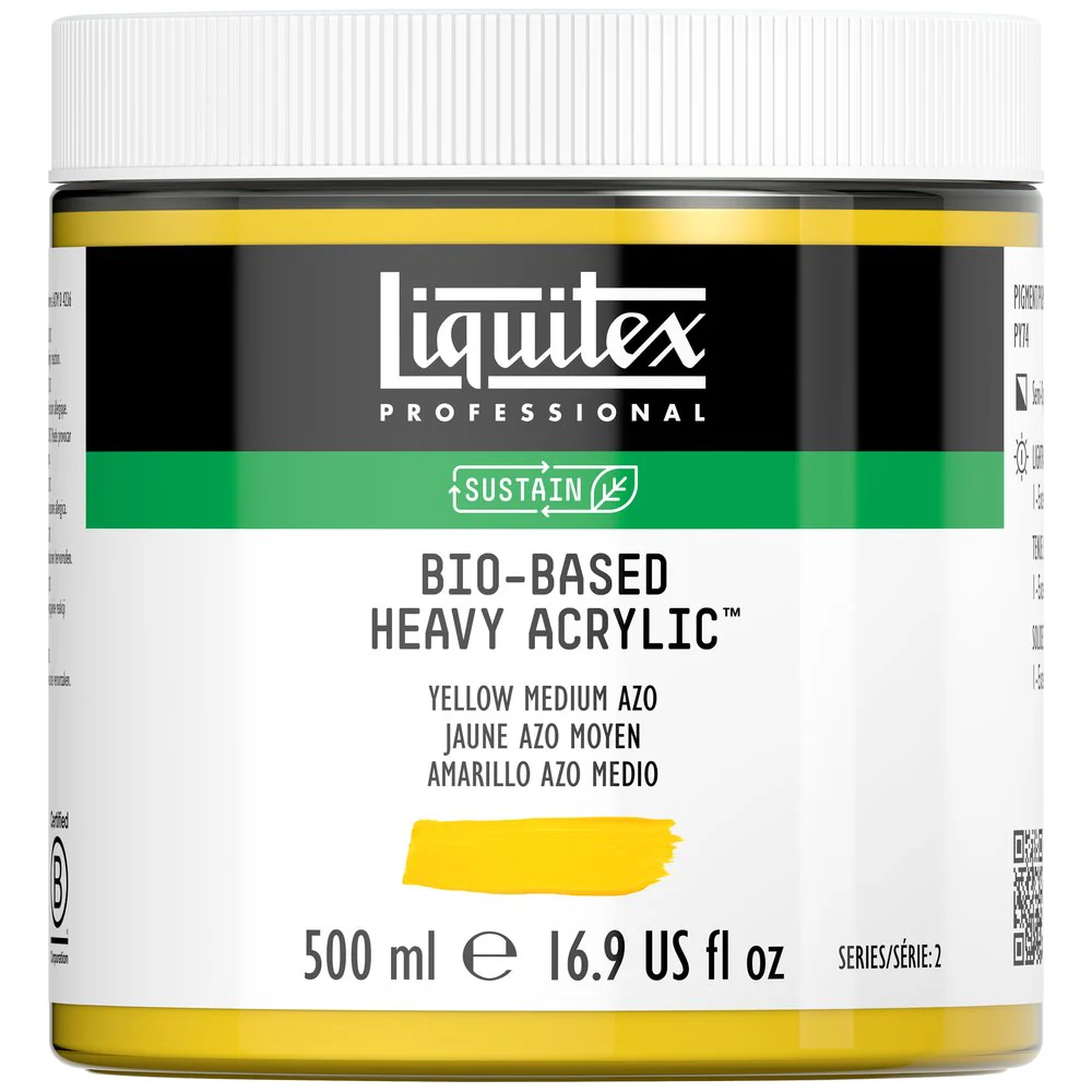 Bio-based Heavy Acrylic - Yellow Medium Azo - Universal - Image 3