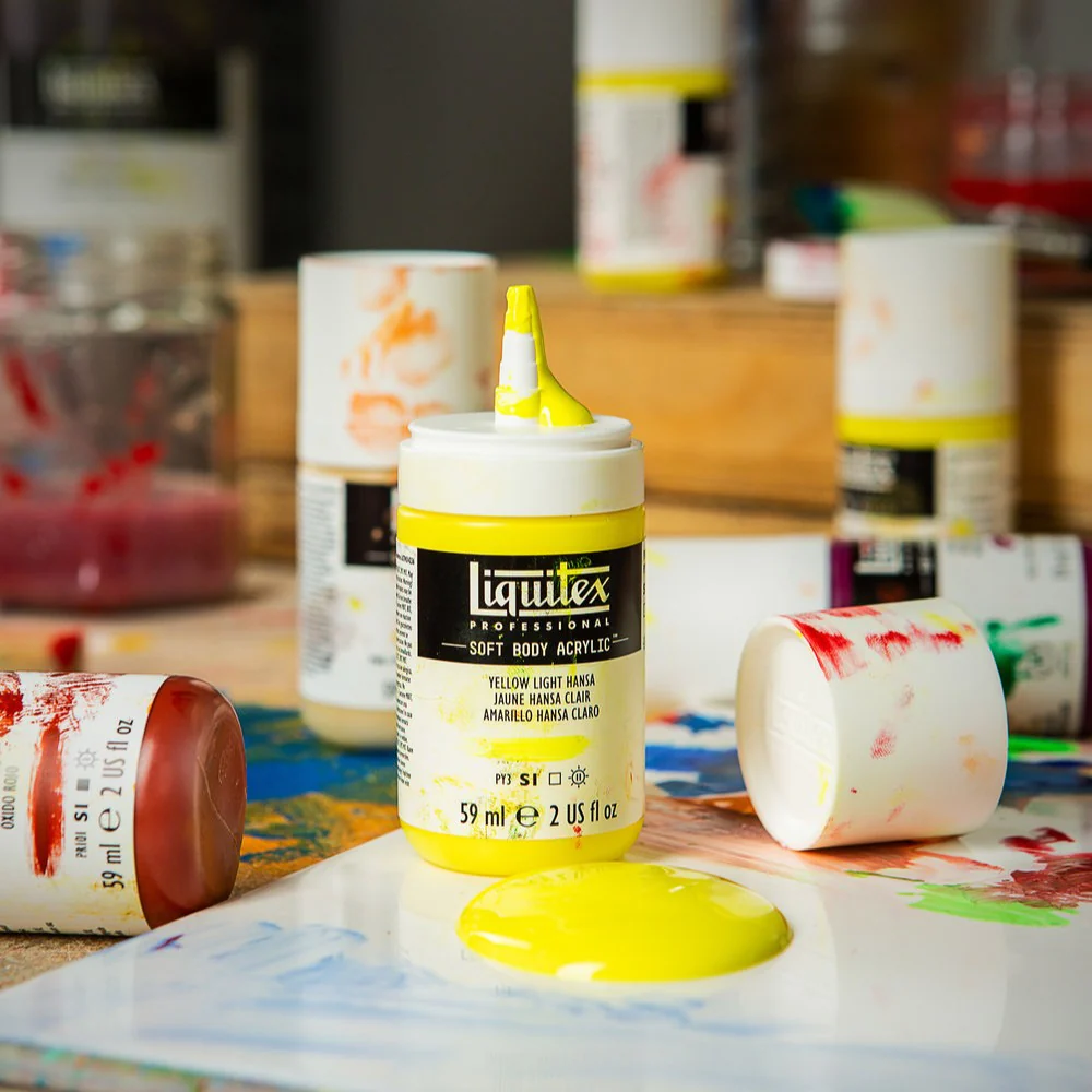 Professional Soft Body Acrylic - Yellow Oxide - Universal - Image 8