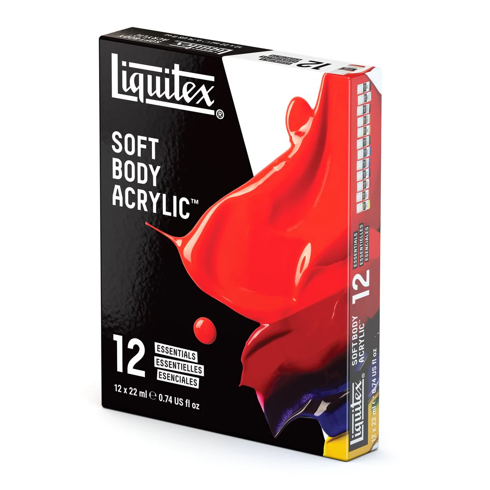 Soft Body Acrylic Set - 12x22ml - Essentials - Image 7